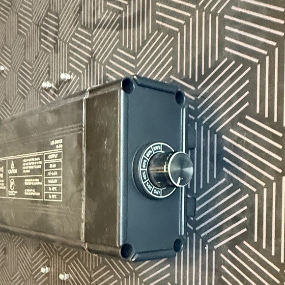 NFINITY Black LED Panel with Geometric Design - Picture 3 of 4